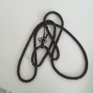 Wood beads necklace or bracelet